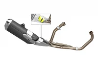 Imagem do escapamento da V-Strom 650 ADV em fundo branco 15