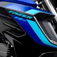 Detalhes no disco de freio da Moto FAZER FZ25 ABS Azul 49