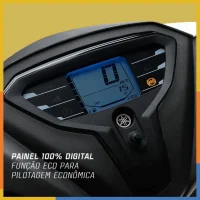 Detalhes do Painel digital da Scooter FLUO ABS 34