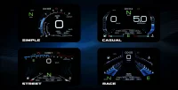 4 modos de tela do painel TFT da T310 9