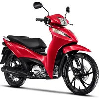 Honda Biz 125 2025: Scooter vermelha, moderna, econômica, painel digital, 123,9cm³, 9,53cv