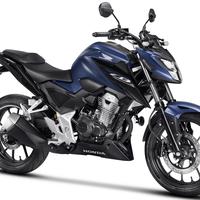 Honda CB 300F Twister 2025: Naked azul, 24,5cv, 25,6Nm, moderna e versátil