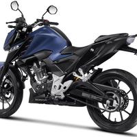 Honda CB 300F Twister 2025: Naked azul, moderna, 24,7cv, 26,2N.m, painel digital, ABS/CBS