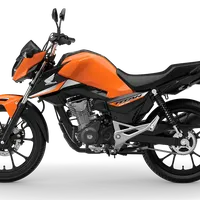 Honda CG 160 Titan 2025: moto urbana laranja, 14,7cv, design moderno, ABS, LED