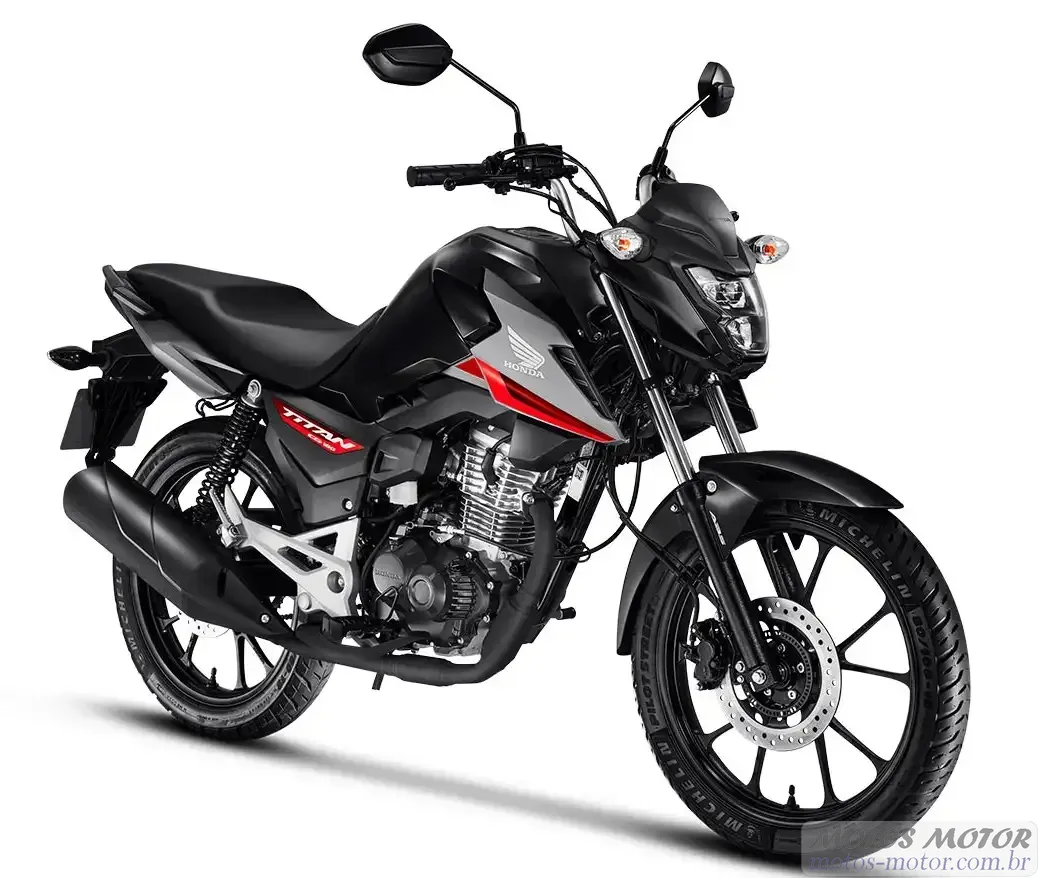 Honda CG 160 Titan 2025: street moderna, 14,7cv, ABS, LED, painel digital, 796mm altura assento