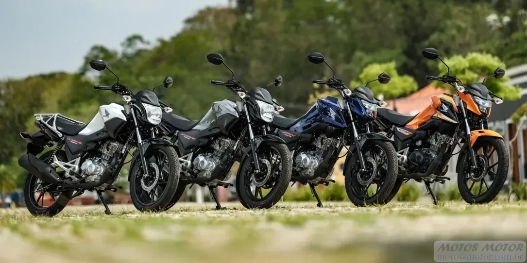 Foto de divulgação honda cg 160 titan 2025 quatro cores