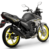 Yamaha Factor 150 2025: Moto street 150cc, design moderno, rodas amarelas, painel Blackout