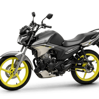 Yamaha Factor 150 2025: street, moderna, rodas amarelas, painel Blackout, motor 150cc Blueflex