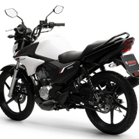 Yamaha Factor 150 2025: Branca, estilo street, 12cv, painel Blackout, freios UBS, moderna