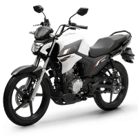 Yamaha Factor 150 2025: Branca, estilo street, motor 149cc Blueflex, painel Blackout, freios UBS