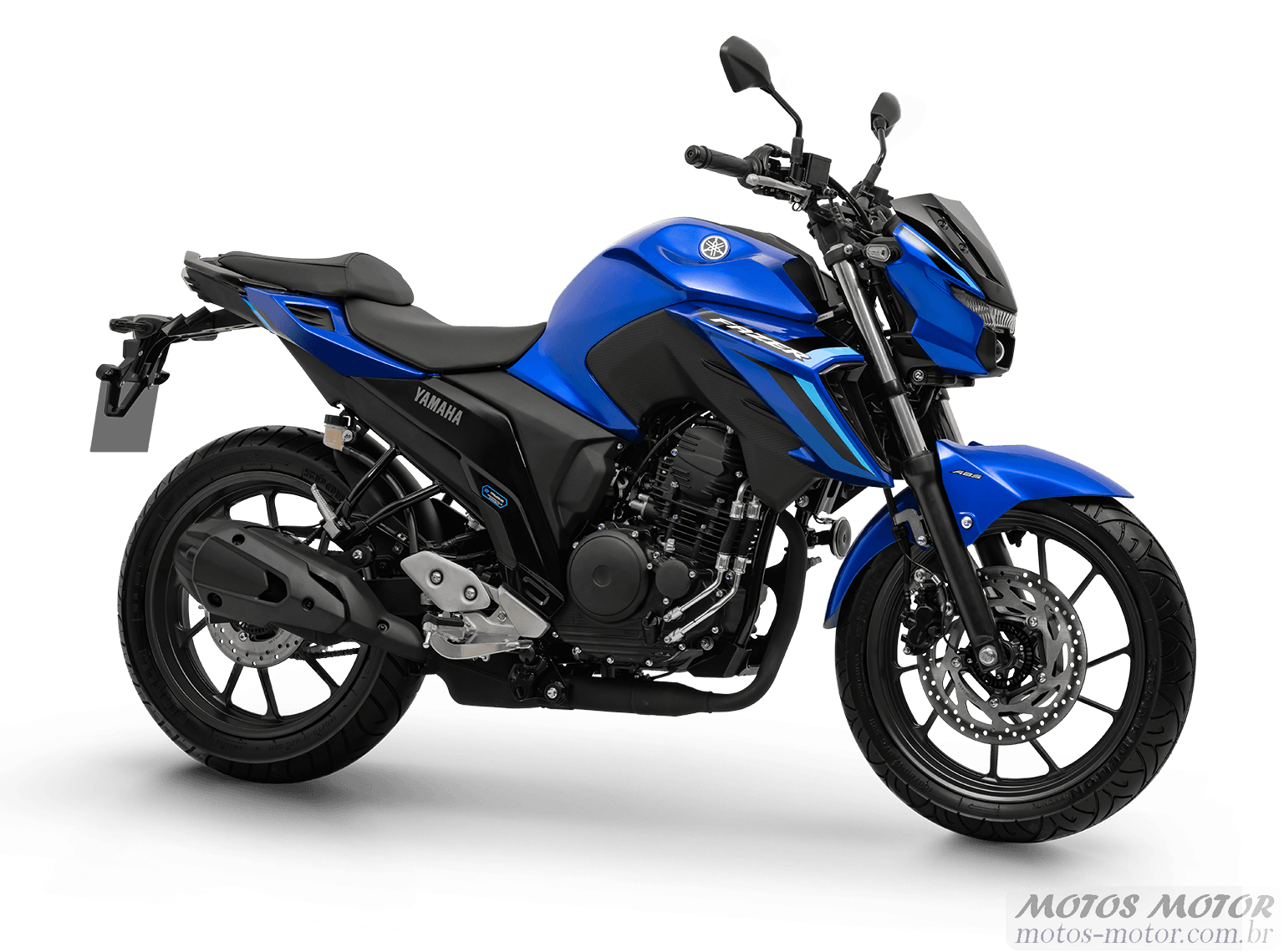 Yamaha Fazer FZ25 2025 azul: naked, 21,3 cv, 2,1 kgf.m, painel LCD, Y-Connect