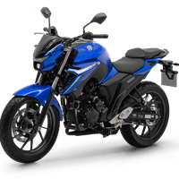 Yamaha Fazer FZ25 2025 azul: naked, 21,3cv, 2,1kgf.m, painel LCD, Y-Connect, full LED