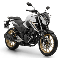 Yamaha Fazer FZ25 2025: Branca, rodas douradas, 21,3 cv, painel LCD, Y-Connect