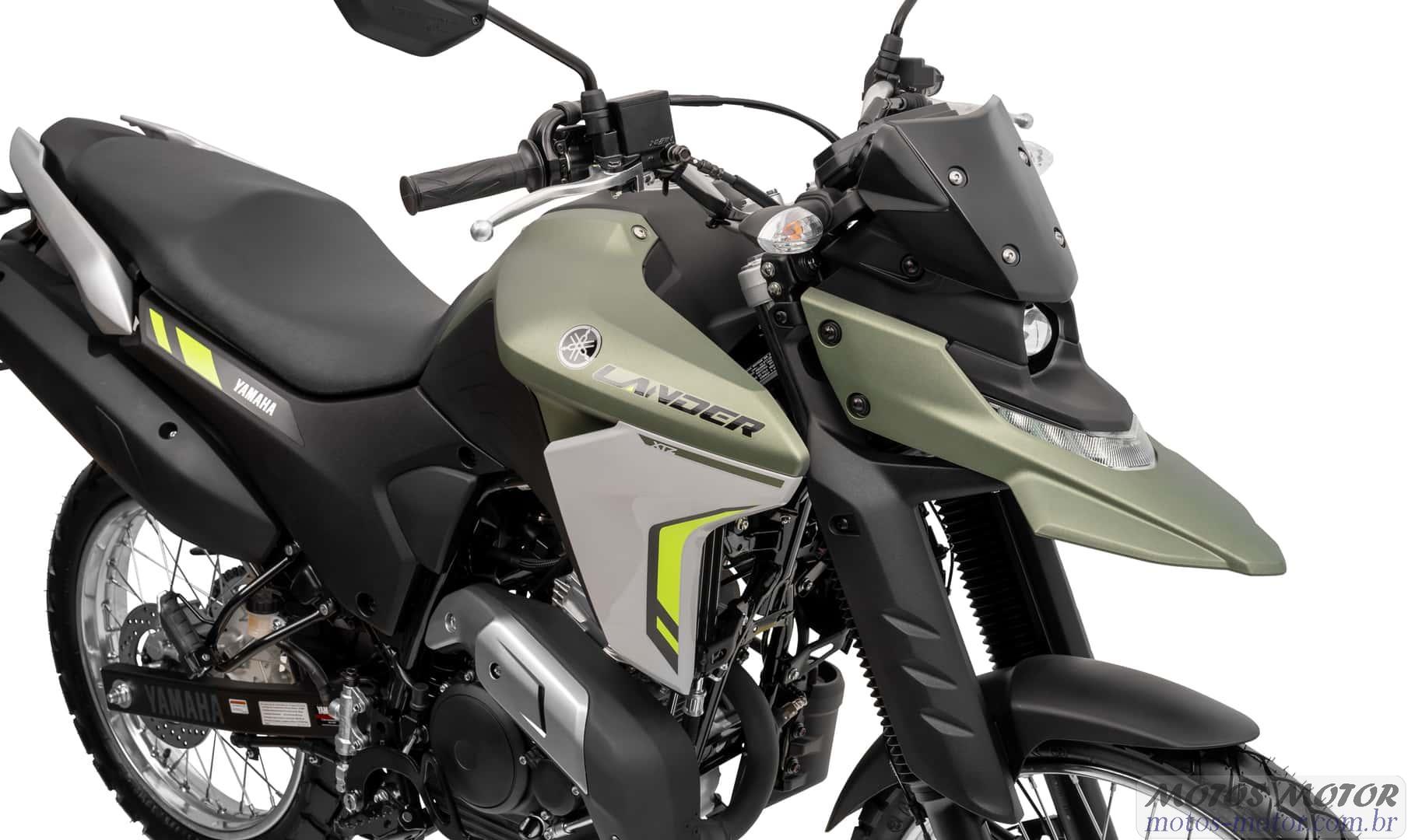 Moto Trail Yamaha Lander 250 2025 com visual atualizado e conectividade Y-Connect