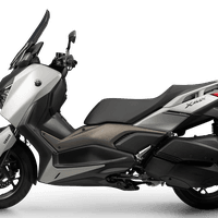 Yamaha XMax 250 2025: Maxiscooter cinza, 250cc, painel TFT, full LED, design moderno