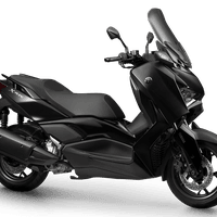 Yamaha XMAX 250 2025: Maxiscooter preto fosco, 250cc, painel TFT, estiloso e tecnológico