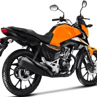 honda cg 160 titan 2025 laranja lateral direita Honda CG 160 Titan 2025: moto laranja, street, 14,7cv, design moderno, ABS