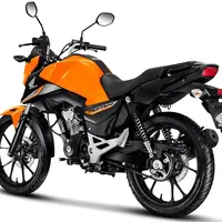 honda cg 160 titan 2025 laranja lateral esquerda Honda CG 160 Titan 2025: Laranja, moderna, street, 14,7cv, 1,43kgf.m, ABS, LED
