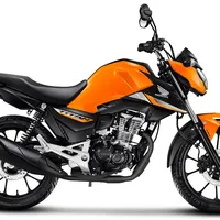 honda cg 160 titan 2025 laranja lateral Honda CG 160 Titan 2025: Laranja, moderna, street, 14,7cv, 1,43kgf.m, ABS, LED