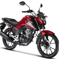 honda cg 160 titan 2025 vermelha lateral direita Honda CG 160 Titan 2025: Vermelha, moderna, 14,7cv, freio ABS, painel digital, LED