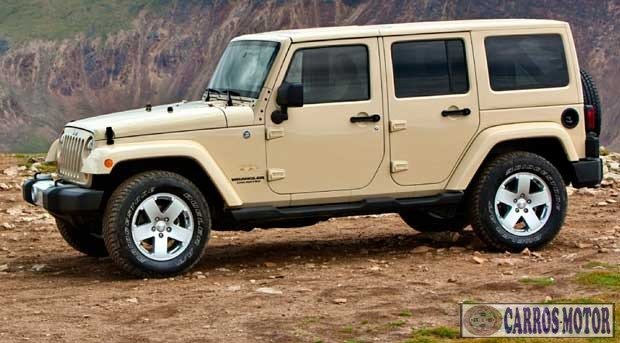 Tabela Jeep Wrangler Unlimited Sahara  V6 4 Portas 2011