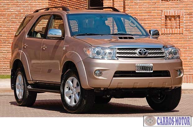 Imagem de divulgação Tabela Toyota Hilux SW4 SRV D4-D 4X4 3.0 TDI Dies MEC 2010 valor