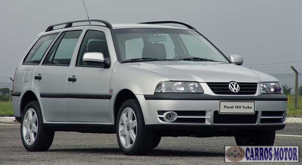 Foto de divulgação Tabela Fipe Parati 1000 MI 16v 4p Turbo 2004 Imagem de divulgação Tabela Fipe Parati 1000 MI 16v 4p Turbo 2004