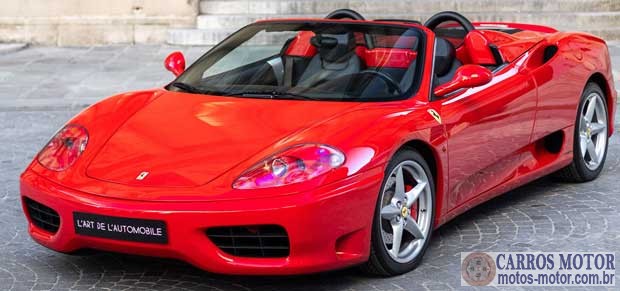 Foto de divulgação Tabela Fipe Ferrari 360 Spider F1 400cv 2004 preço Imagem de divulgação Tabela Fipe Ferrari 360 Spider F1 400cv 2004 preço