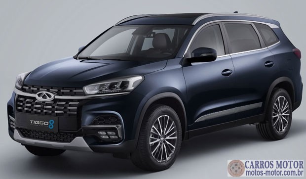 Foto de divulgação Fipe Tiggo 8 Founder S Edition 1.6 TGDI Automático 2023 Imagem de divulgação Fipe Tiggo 8 Founder S Edition 1.6 TGDI Automático 2023