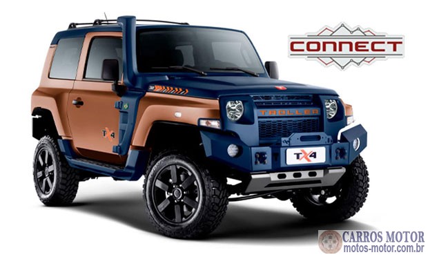 Foto de divulgação T-4 TX4 Connect 4×4 3.2 CAPÔ Rígido Diesel Mecânico 0 km Imagem de divulgação T-4 TX4 Connect 4×4 3.2 CAPÔ Rígido Diesel Mecânico 0 km