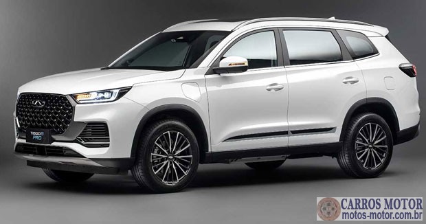 Imagem de divulgação Tabela Fipe Caoa Chery Tiggo 8 PRO 1.5 Turbo Híbrido 0 km