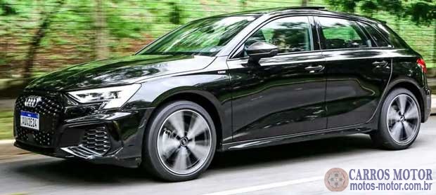 Foto de divulgação A3 Sportback Performance Black 2.0 S-Tronic Híbrido 2024 Imagem de divulgação A3 Sportback Performance Black 2.0 S-Tronic Híbrido 2024