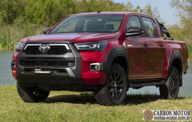 Foto de divulgação Fipe Hilux CD Conquest 4×4 2.8 Diesel Automático 2023 Imagem de divulgação Fipe Hilux CD Conquest 4×4 2.8 Diesel Automático 2023