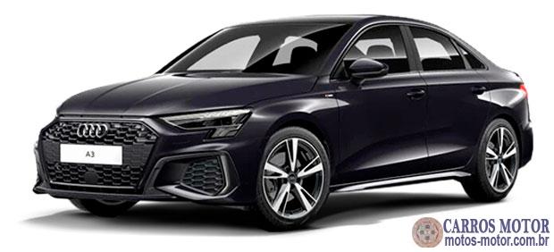 Foto de divulgação A3 Sedan Performance Black 2.0 TFSI S-Tronic Hibrido 2023 Híbrido Imagem de divulgação A3 Sedan Performance Black 2.0 TFSI S-Tronic Hibrido 2023 Híbrido