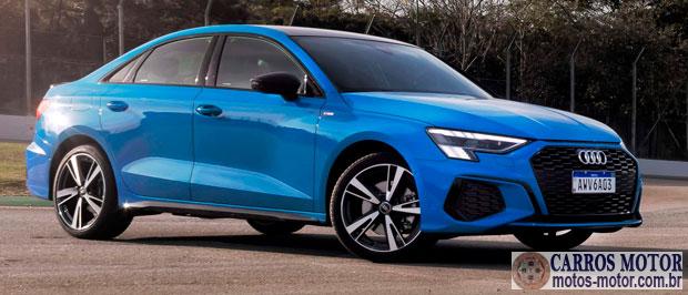 Foto de divulgação Fipe A3 Sportback S-Line 2.0 TFSI S-Tronic Híbrido 2023 Imagem de divulgação Fipe A3 Sportback S-Line 2.0 TFSI S-Tronic Híbrido 2023