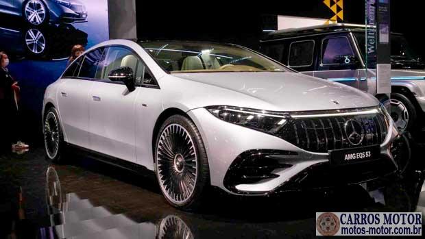 Foto de divulgação Tabela Fipe Mercedes-Benz EQS 53 AMG 4matic+ Elétrico 0 km Imagem de divulgação Tabela Fipe Mercedes-Benz EQS 53 AMG 4matic+ Elétrico 0 km