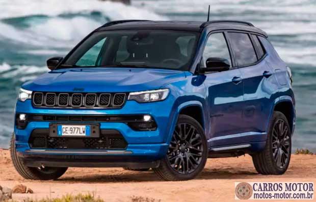 Foto de divulgação Fipe Compass S 1.3 Turbo 4XE Automático Híbrido 2023 Imagem de divulgação Fipe Compass S 1.3 Turbo 4XE Automático Híbrido 2023