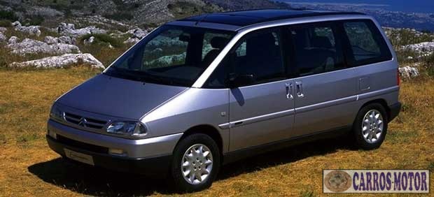 Imagem de divulgação Tabela Fipe Citroën Evasion GLX 2.0 16v 1999 preço