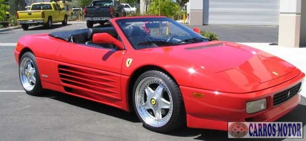 Imagem de divulgação Tabela Fipe Ferrari 348 Spider 3.4 1993 atual