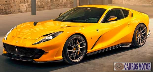 Imagem de divulgação Tabela Fipe Ferrari 812 Superfast V12 800cv 2019 preço