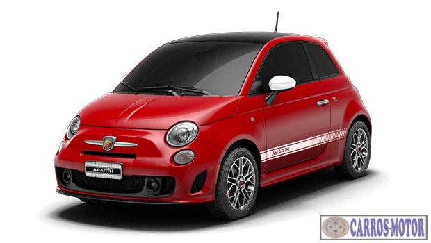 Foto de divulgação Tabela Fipe Fiat 500 Abarth Multiair 1.4 Turbo 16v 3p 2015 Imagem de divulgação Tabela Fipe Fiat 500 Abarth Multiair 1.4 Turbo 16v 3p 2015