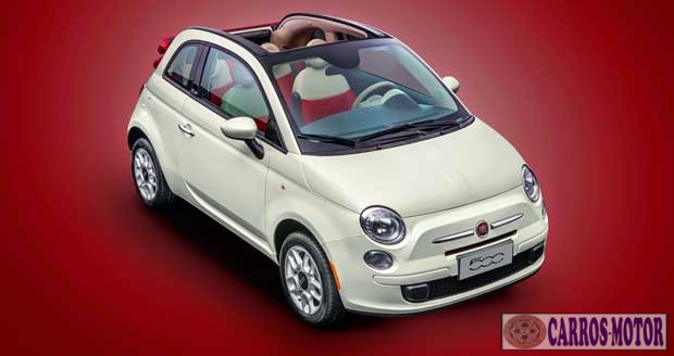 Foto de divulgação Tabela Fipe Fiat 500 Cabrio Dualogic Flex 1.4 8v 2015 atual Imagem de divulgação Tabela Fipe Fiat 500 Cabrio Dualogic Flex 1.4 8v 2015 atual