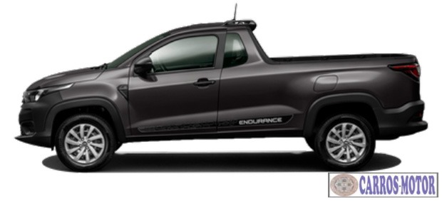 Foto de divulgação Tabela Fipe Fiat Strada Endurance 1.4 Flex 8v CS Plus 2023 Imagem de divulgação Tabela Fipe Fiat Strada Endurance 1.4 Flex 8v CS Plus 2023