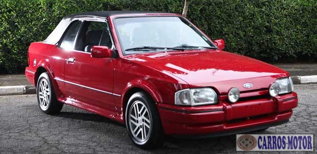 Imagem de divulgação Tabela Fipe Ford Escort XR3 1.8/1.6 Conversível 1990