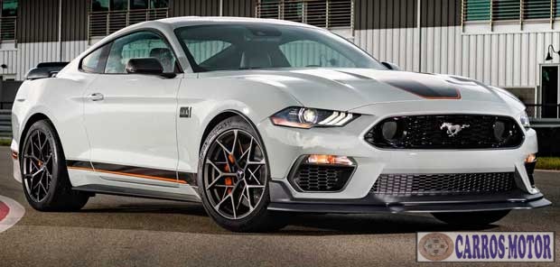 Foto de divulgação Tabela Fipe Ford Mustang MACH 1 5.0 V8 2021 preço Imagem de divulgação Tabela Fipe Ford Mustang MACH 1 5.0 V8 2021 preço