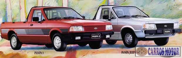 Imagem de divulgação Tabela Fipe Ford Pampa 4×4 JEEP GL/L 1 1.6 1993 atual
