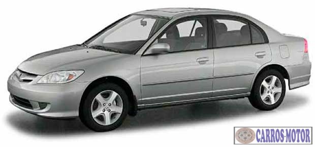 Foto de divulgação Fipe Civic Sedan LXL 1.7 16v 130cv Automático 4p 2005 Imagem de divulgação Fipe Civic Sedan LXL 1.7 16v 130cv Automático 4p 2005