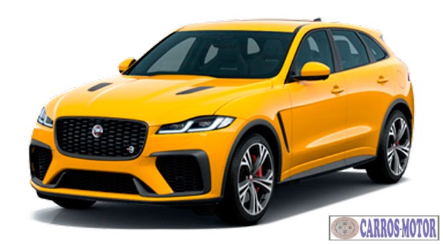 Foto de divulgação Tabela Fipe Jaguar F-Pace SVR Supercharged 5.0 V8 2021 Imagem de divulgação Tabela Fipe Jaguar F-Pace SVR Supercharged 5.0 V8 2021