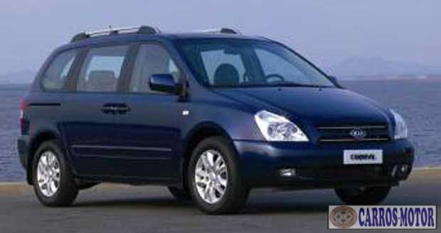 Foto de divulgação Tabela Fipe Kia Motors Carnival 2.5 V6 2006 preço Imagem de divulgação Tabela Fipe Kia Motors Carnival 2.5 V6 2006 preço