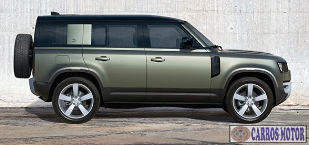 Foto de divulgação Tabela Fipe Defender 110 2.0 Turbo HSE SI4 Automático 0 km Imagem de divulgação Tabela Fipe Defender 110 2.0 Turbo HSE SI4 Automático 0 km